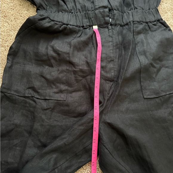 🚨PRICE DROP🚨 New J.Crew Linen Jumpsuit in black, size 8 - Picture 4 of 9
